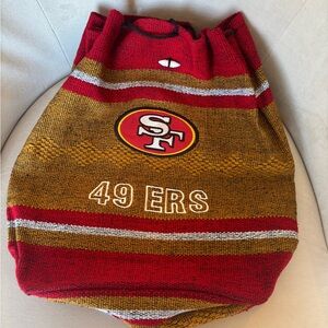 San Francisco 49ers Red and Gold Backpack